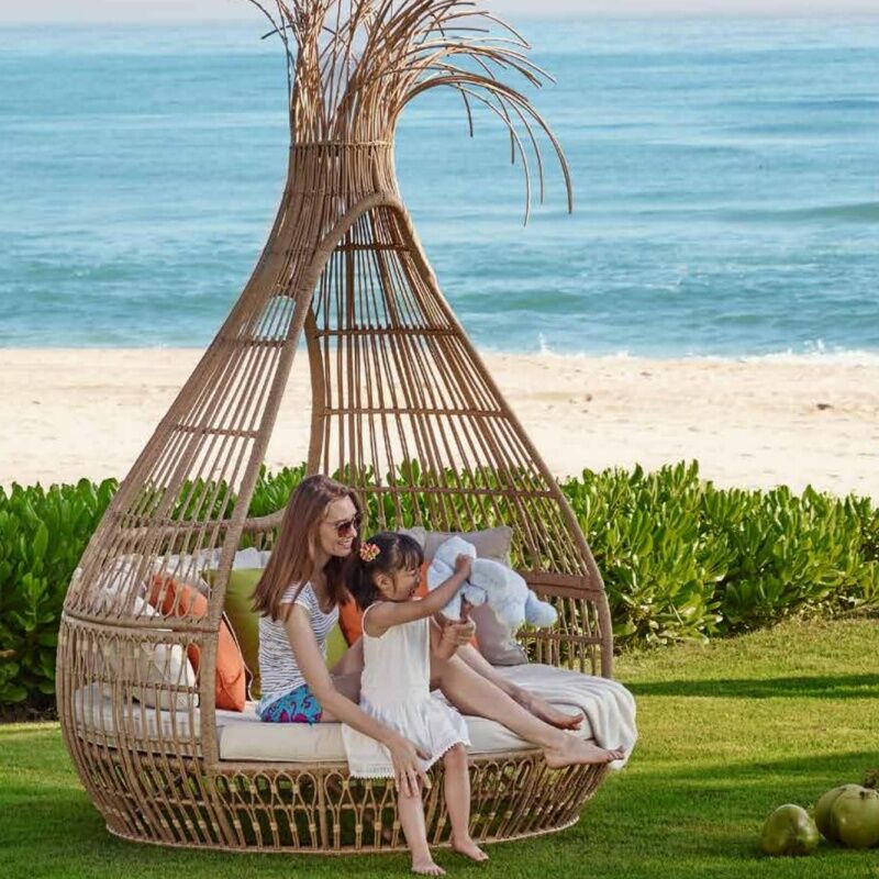 Leisure beach waterproof outdoor sofa, sunroom, hotel garden outdoor furniture factory direct sales